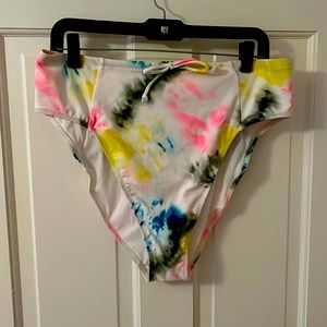 Old Navy Tie Dye High Waist Swim Bottoms